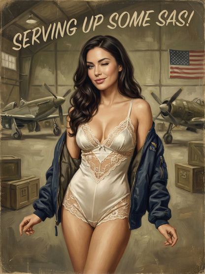 Personalized PINUP portraits - We turn YOU into art! NOT AI - Professional art by real artists.  Proof sent in 1-2 business days. - Just Like A Pinup