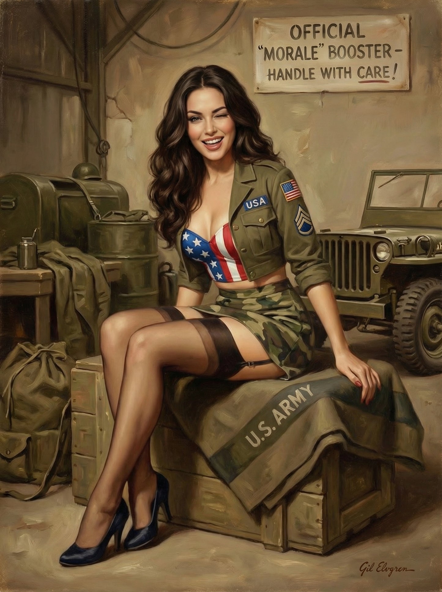 Personalized PINUP portraits - We turn YOU into art! NOT AI - Professional art by real artists.  Proof sent in 1-2 business days. - Just Like A Pinup