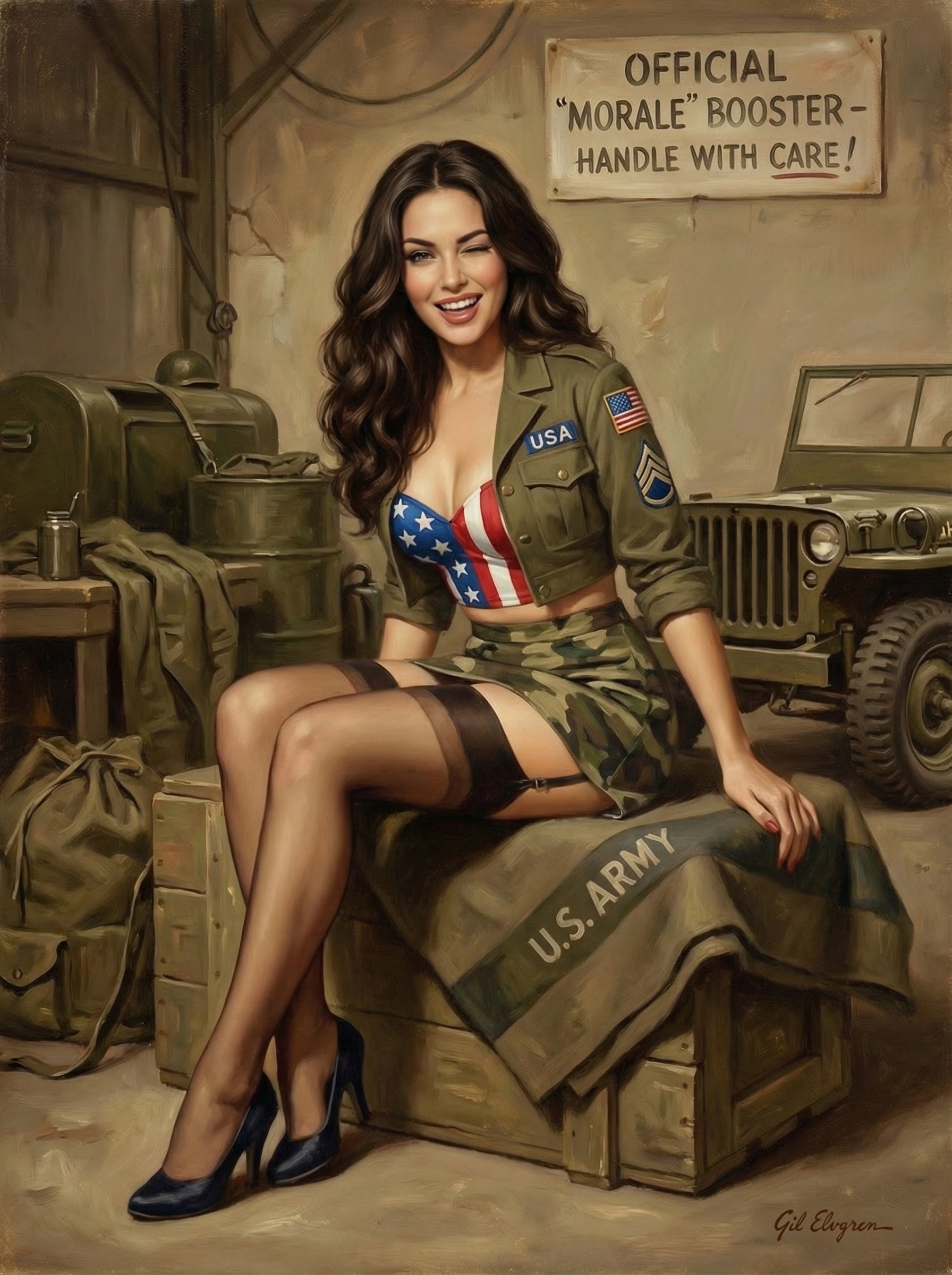 Personalized PINUP portraits - We turn YOU into art! NOT AI - Professional art by real artists.  Proof sent in 1-2 business days. - Just Like A Pinup