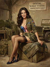 Personalized PINUP portraits - We turn YOU into art! NOT AI - Professional art by real artists.  Proof sent in 1-2 business days. - Just Like A Pinup