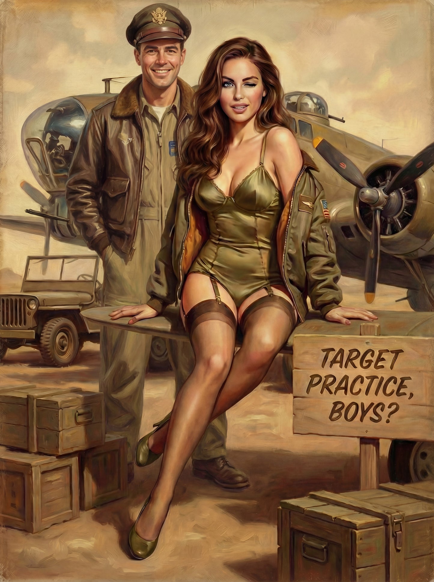 Personalized PINUP portraits - We turn YOU into art! - Professional art by real artists.  Proof sent in 1-2 business days. - Just Like A Pinup