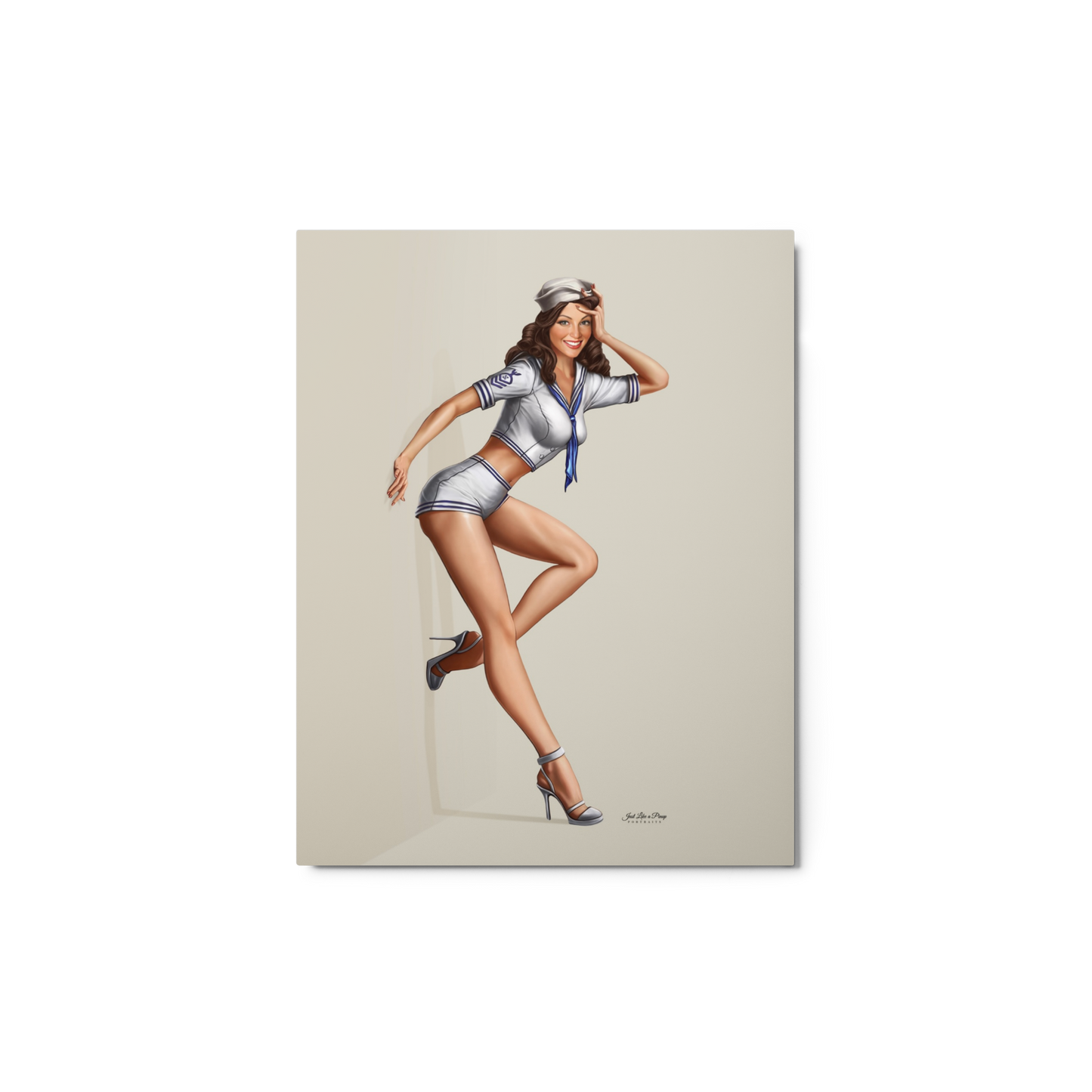 Personalized Metal Prints - Just Like A Pinup