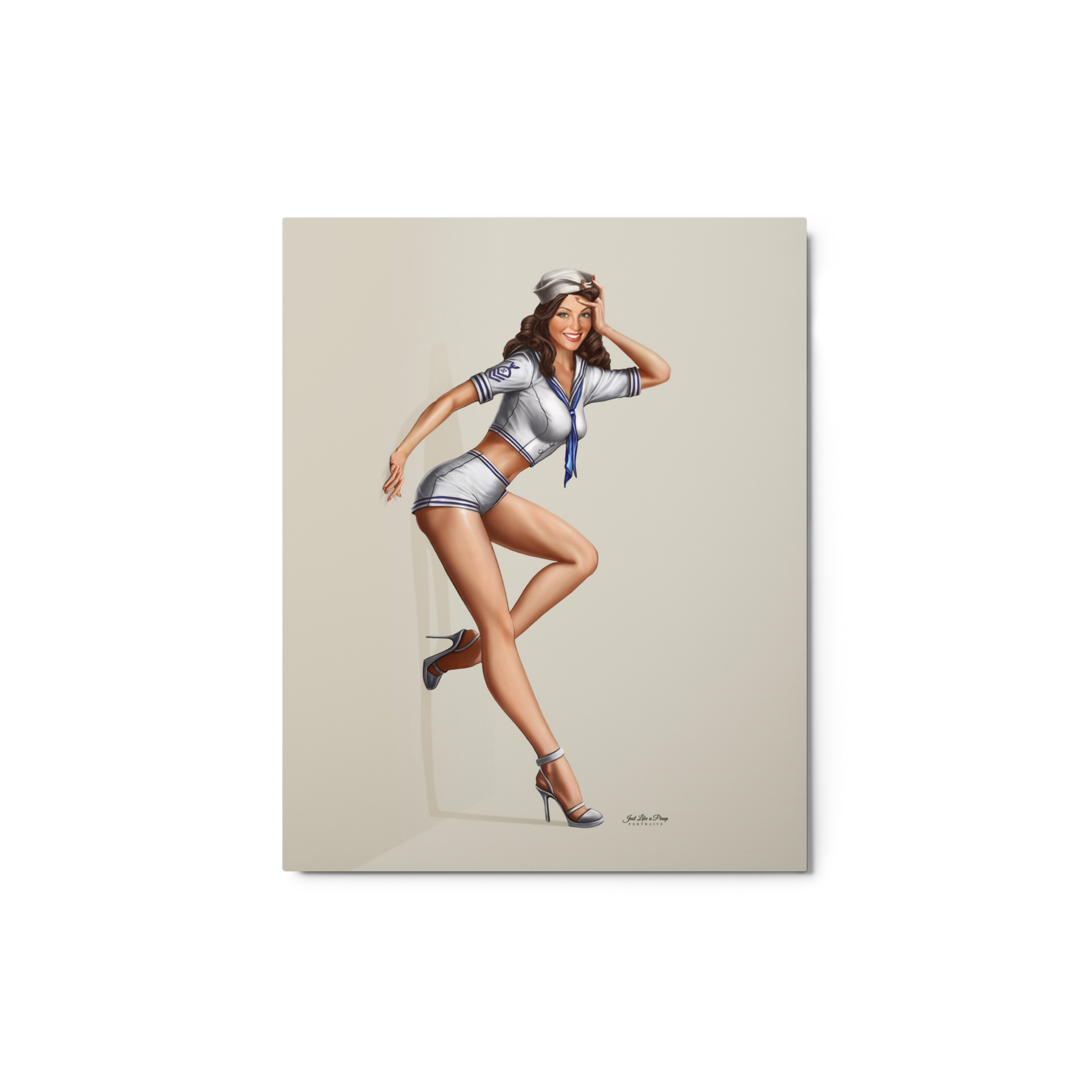 Personalized Metal Prints - Just Like A Pinup