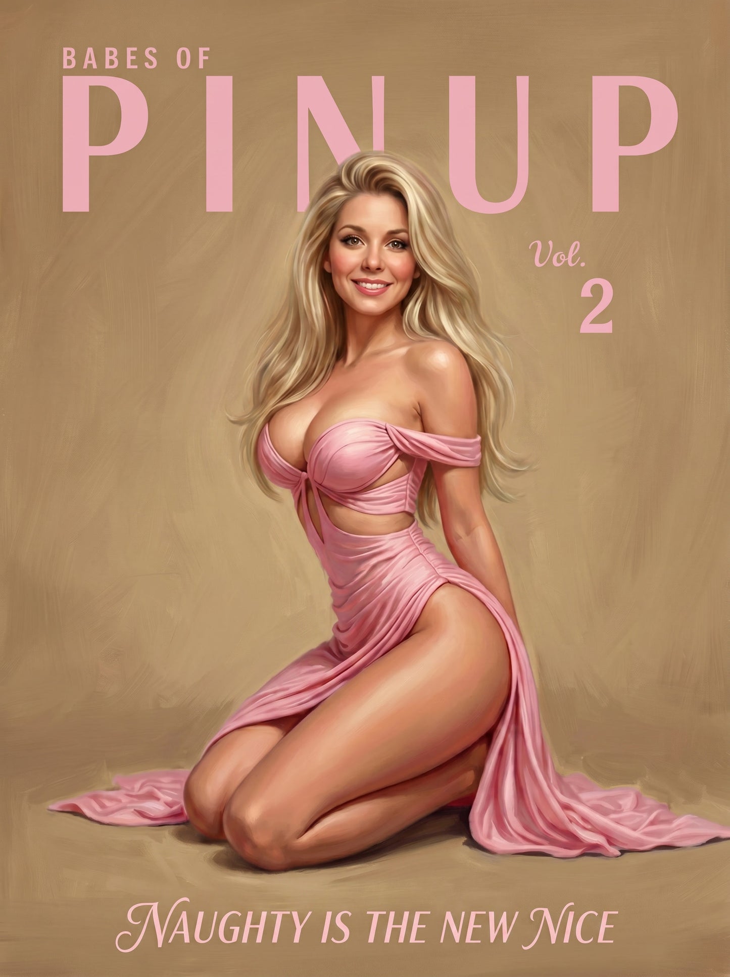 Custom  Art - Snow (select background color in notes section) - Just Like A Pinup