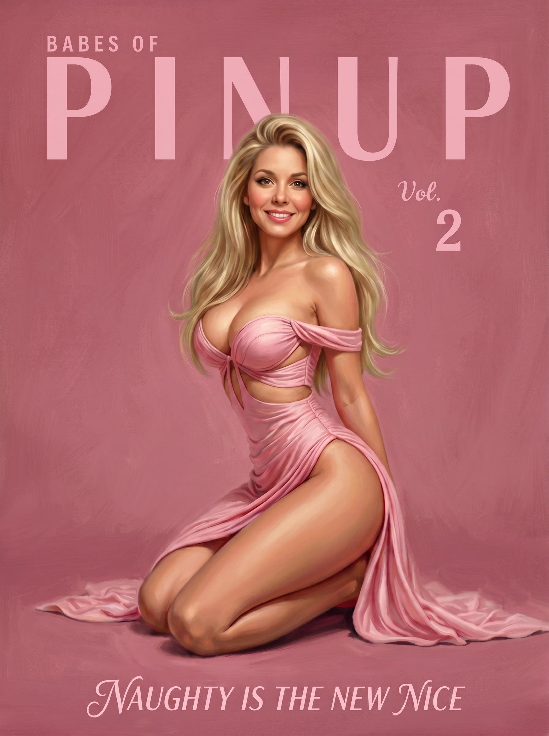 Custom  Art - Snow (select background color in notes section) - Just Like A Pinup