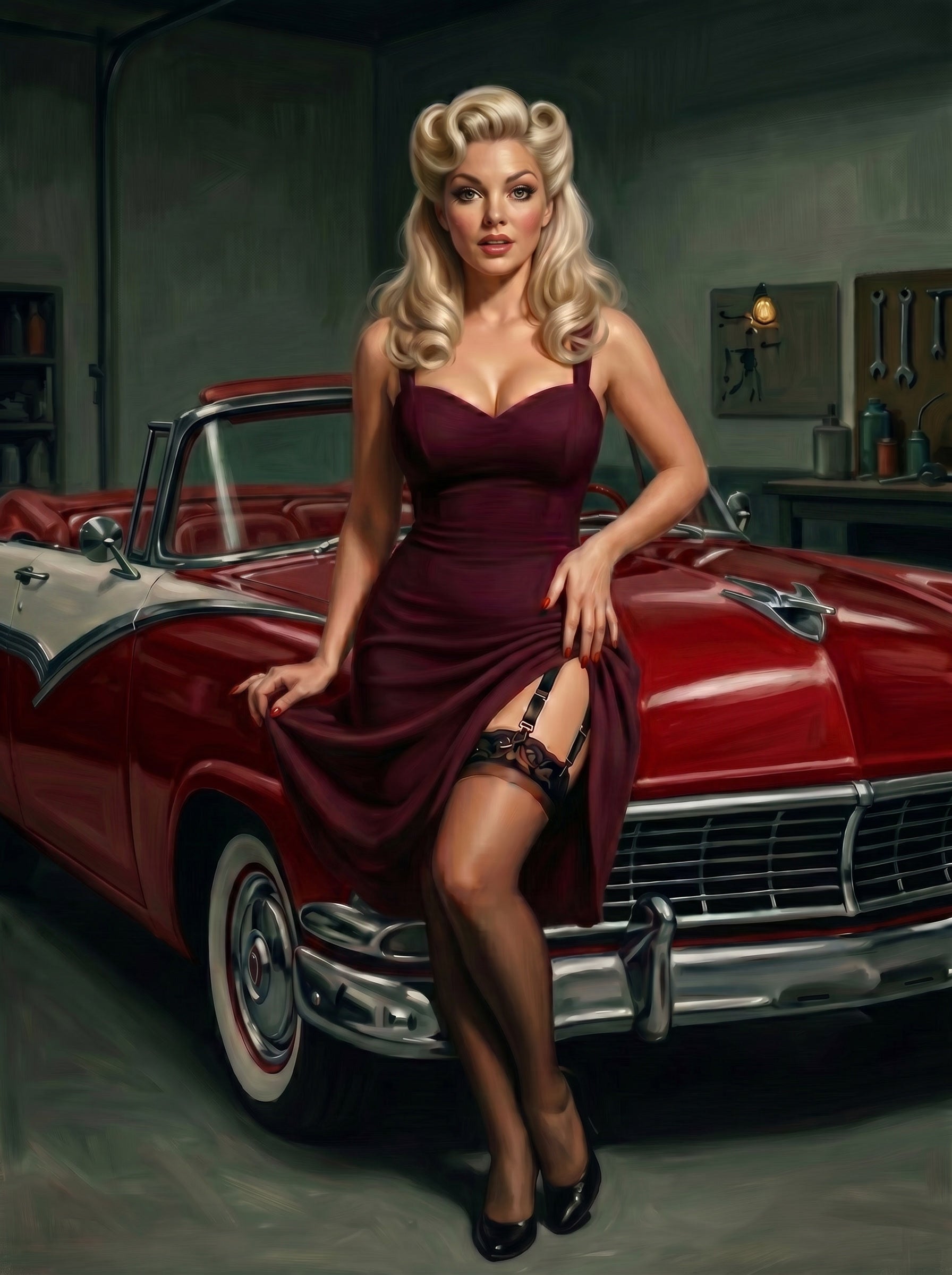 Custom Art - Angie - Just Like A Pinup