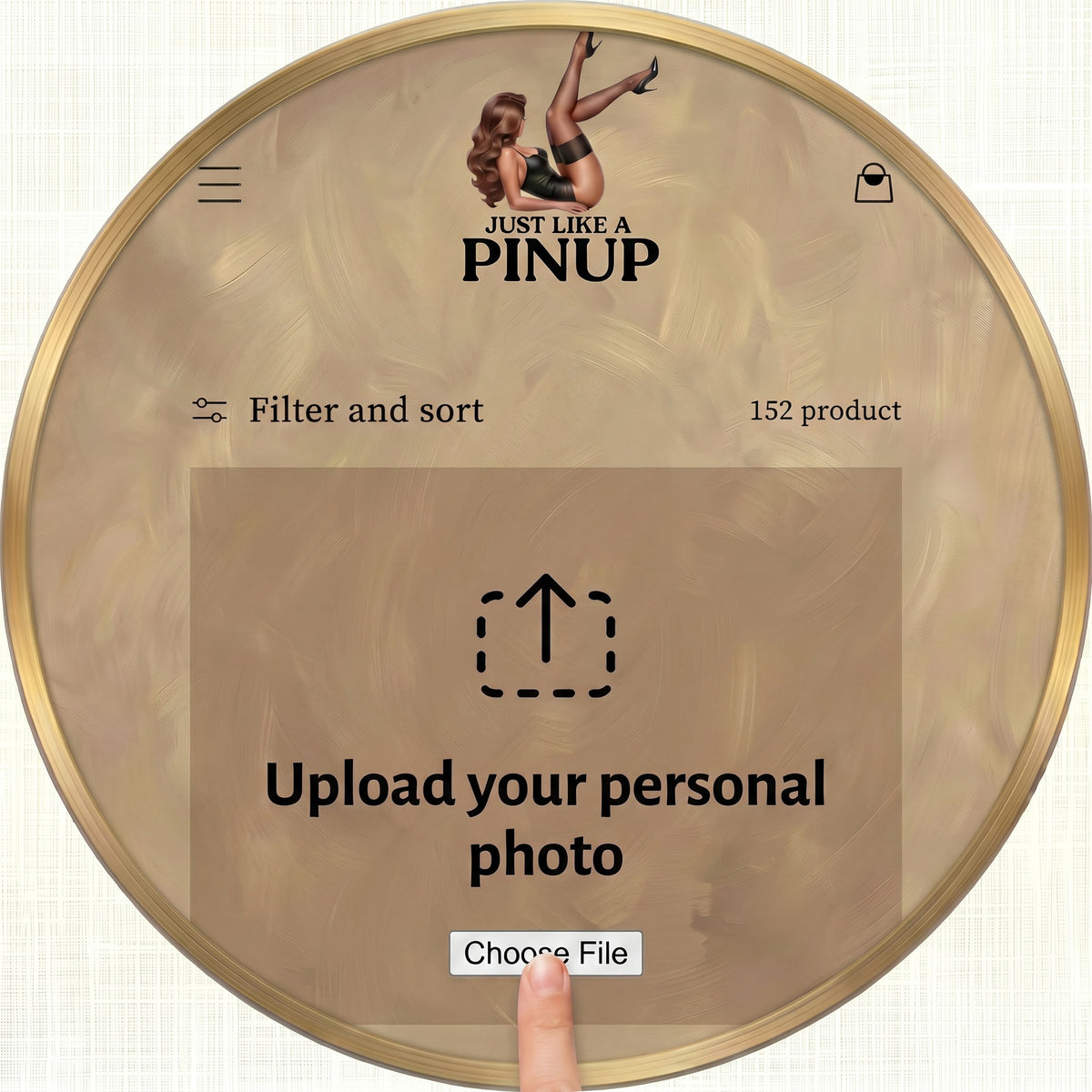 Just Like A Pinup - Custom Pinup Portrait