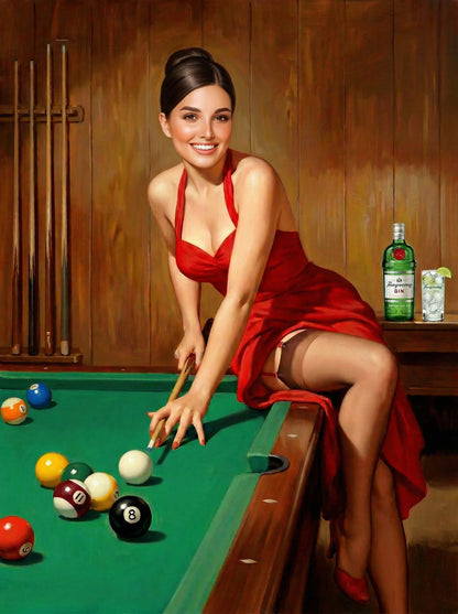Personalized PINUP portraits - We turn YOU into art! - Professional art by real artists.  Proof sent in 1-2 business days. - Just Like A Pinup
