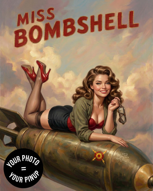 Custom Pinup - Bomb Babe