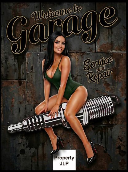 Custom Art -Angel - Just Like A Pinup