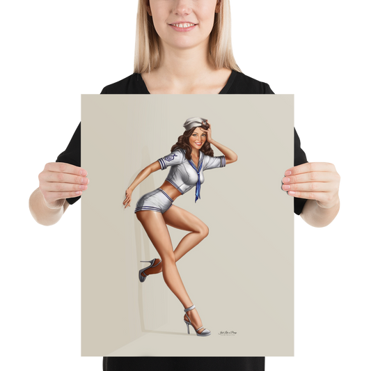 Personalized Poster - Just Like A Pinup