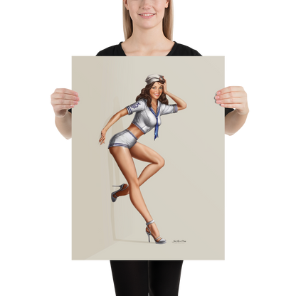 Personalized Poster - Just Like A Pinup