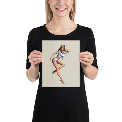 Personalized Poster - Just Like A Pinup