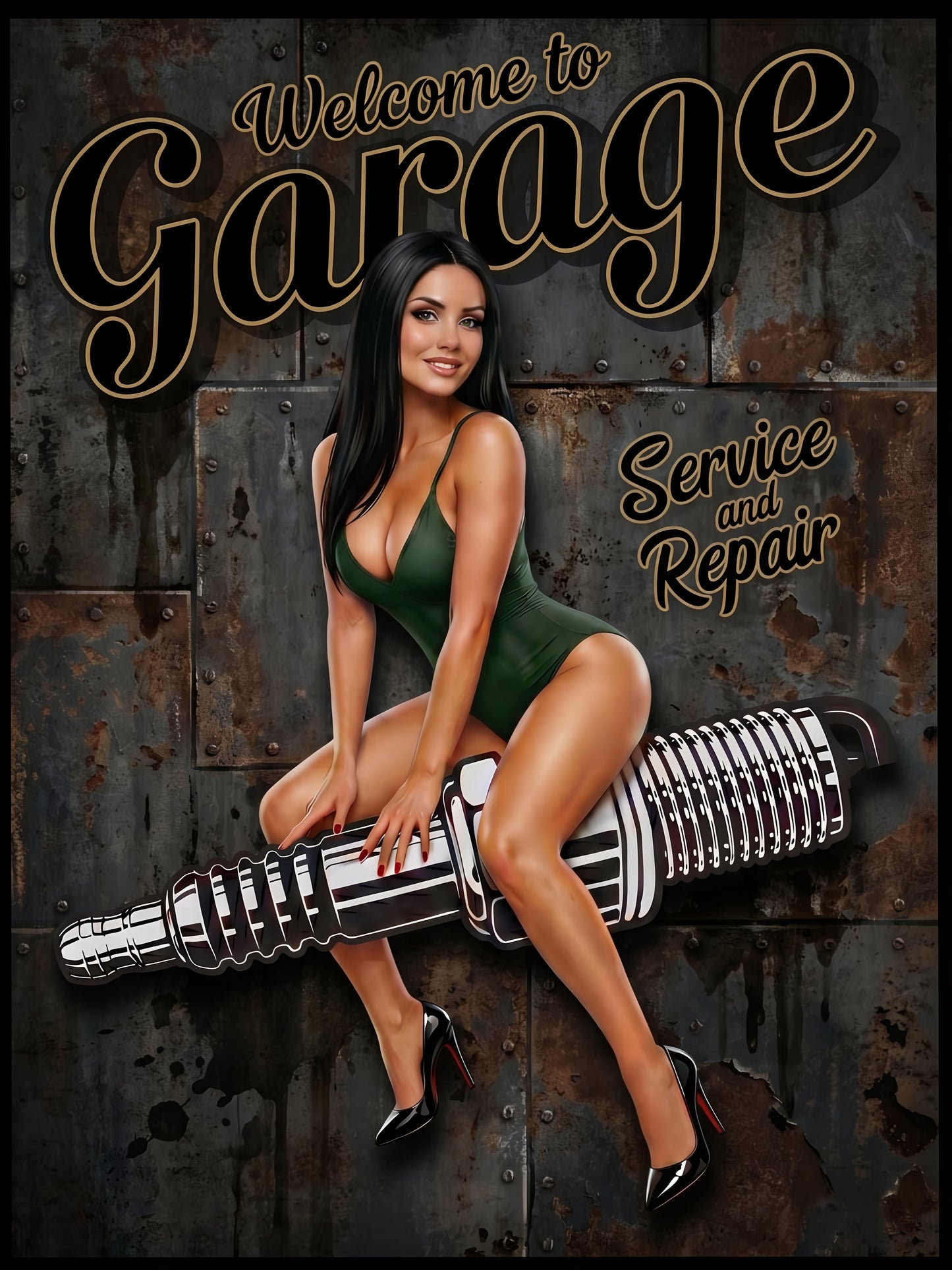 Custom Art -Angel - Just Like A Pinup