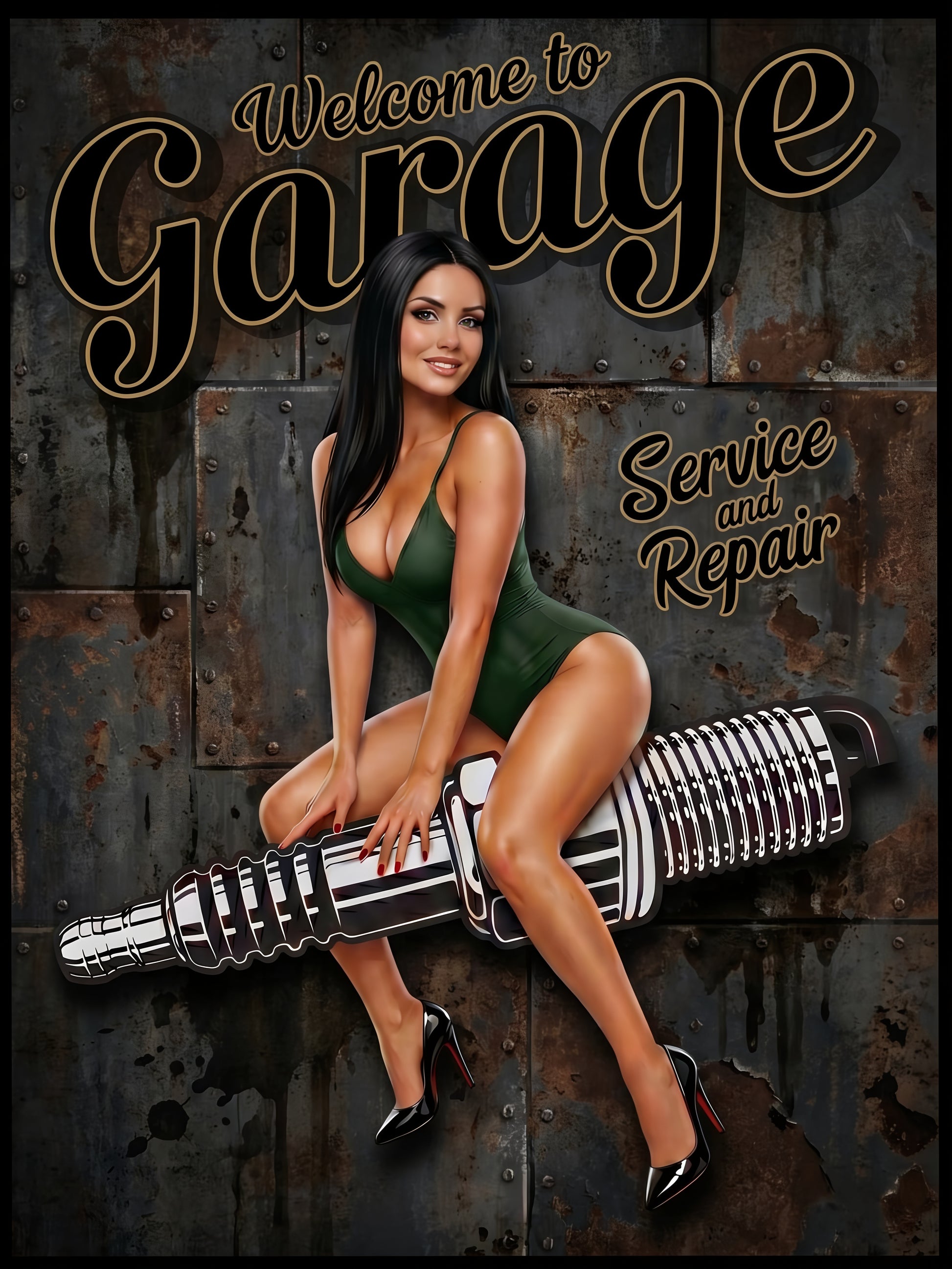 Custom Art -Angel - Just Like A Pinup
