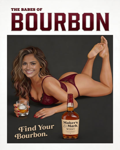 Custom Art - Val (Change bottle in notes section or request second image) - Just Like A Pinup