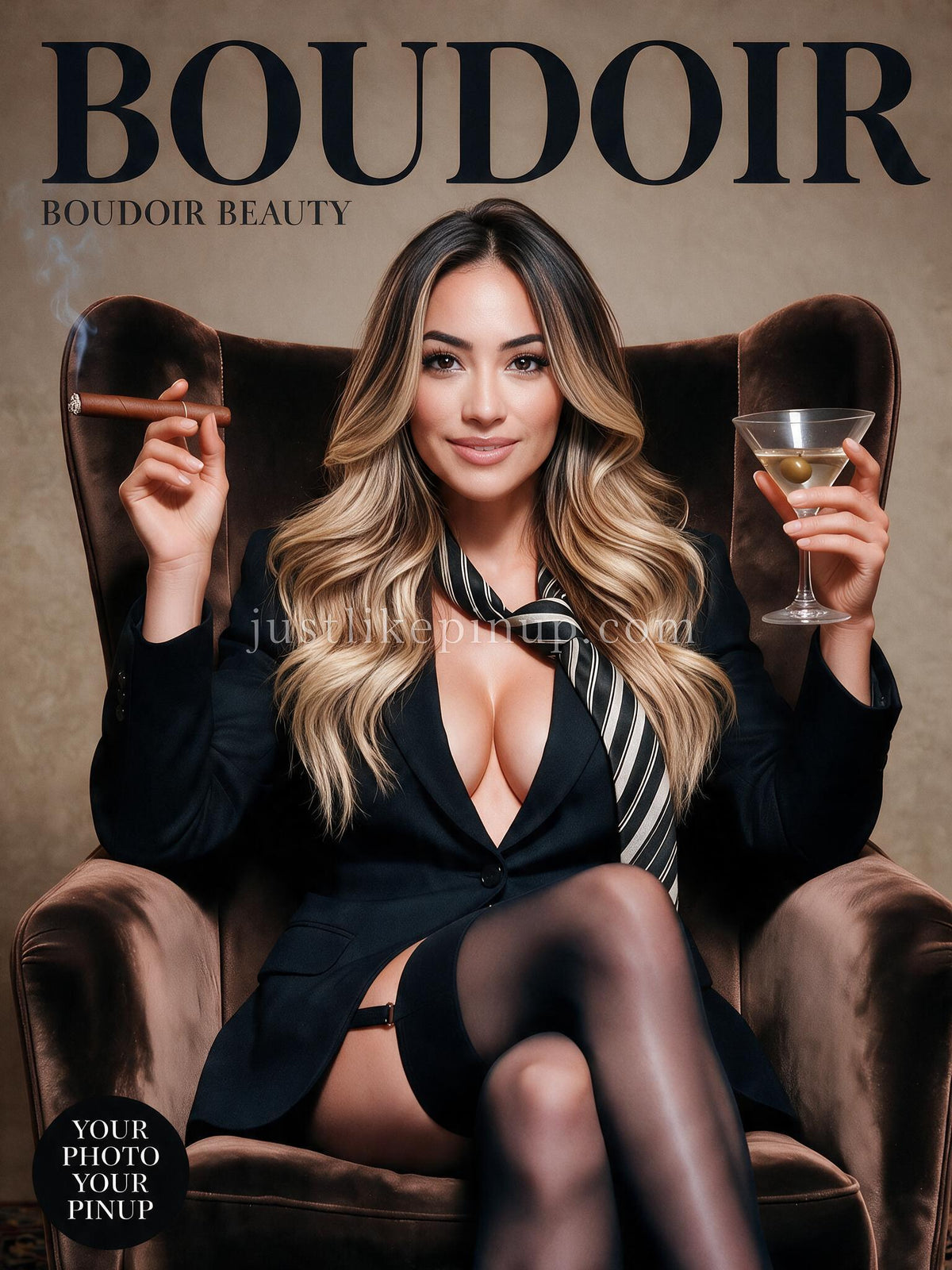 Custom Pinup - Smoking Parlor