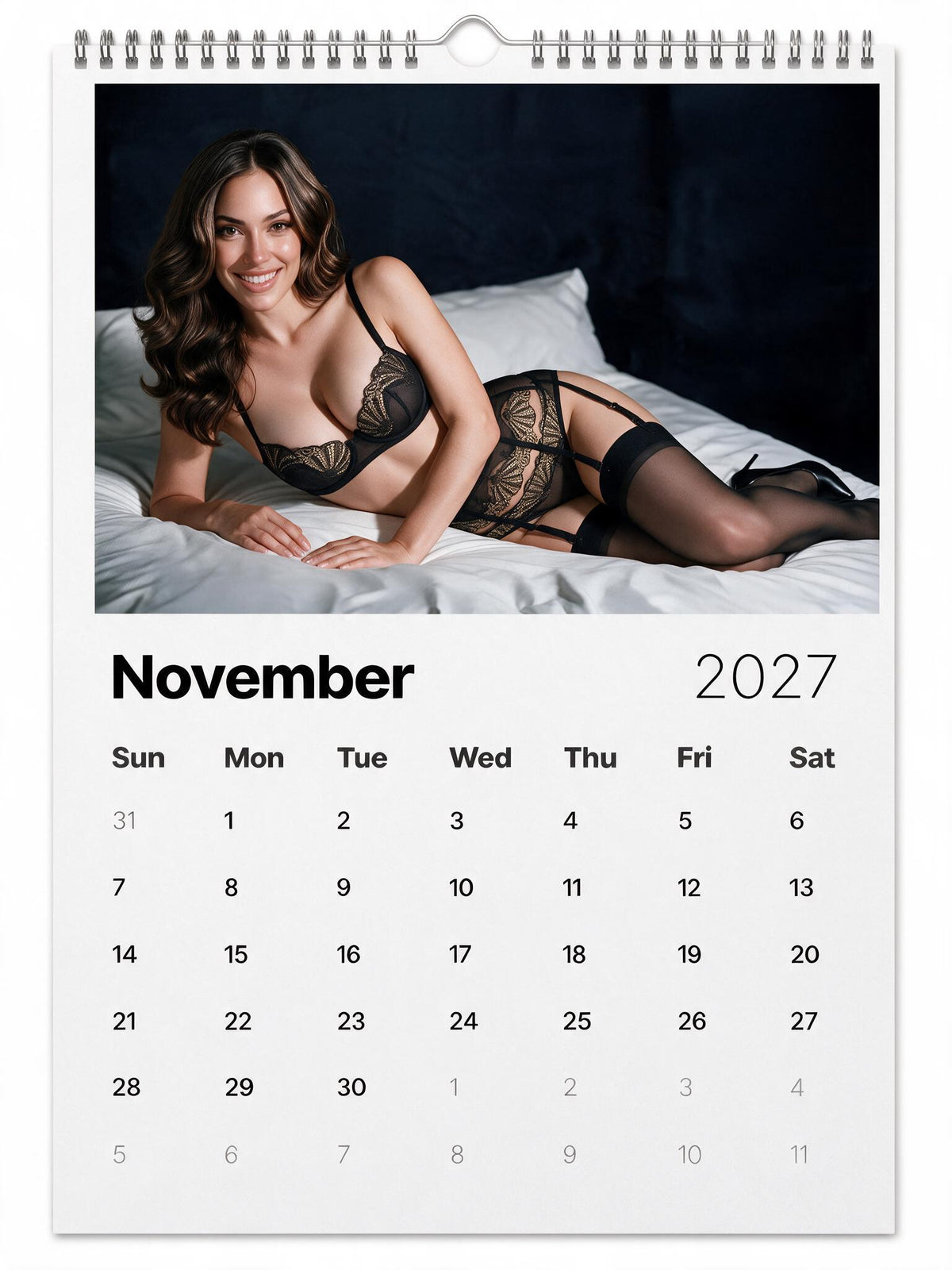 BOUDOIR STYLE CALENDAR 2027 - Just Like A Pinup
