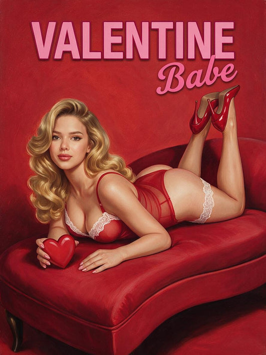 Custom Pinup - My heart is yours - Just Like A Pinup