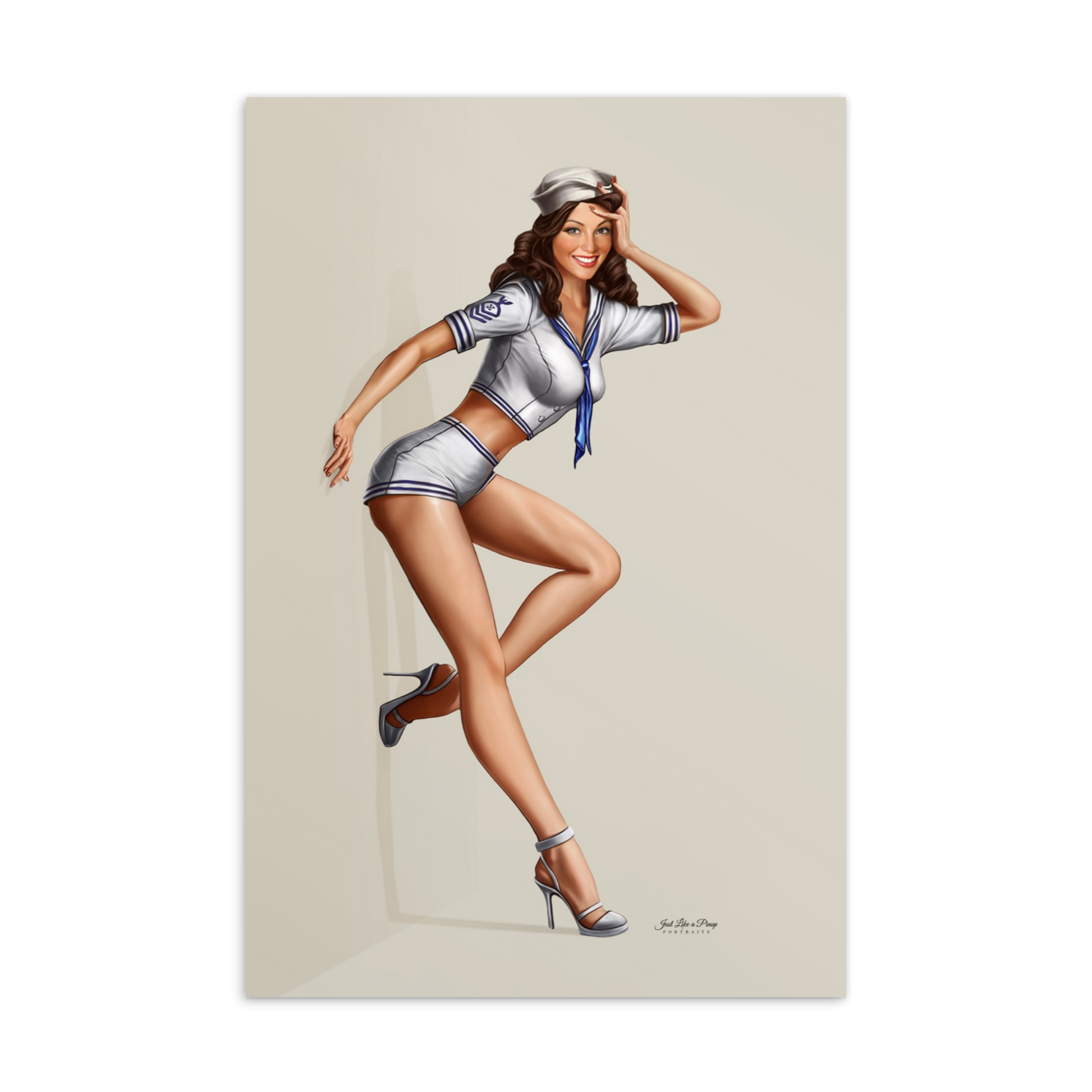 Personalized Postcard - Just Like A Pinup