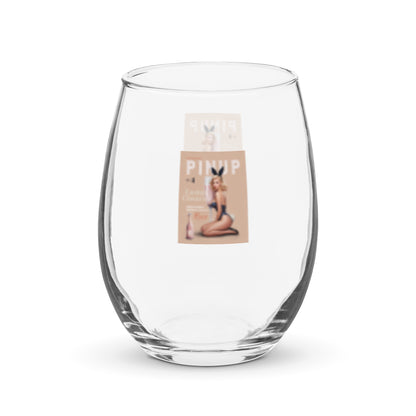 Stemless wine glass