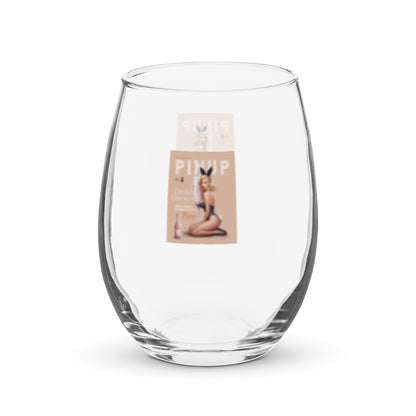 Stemless wine glass