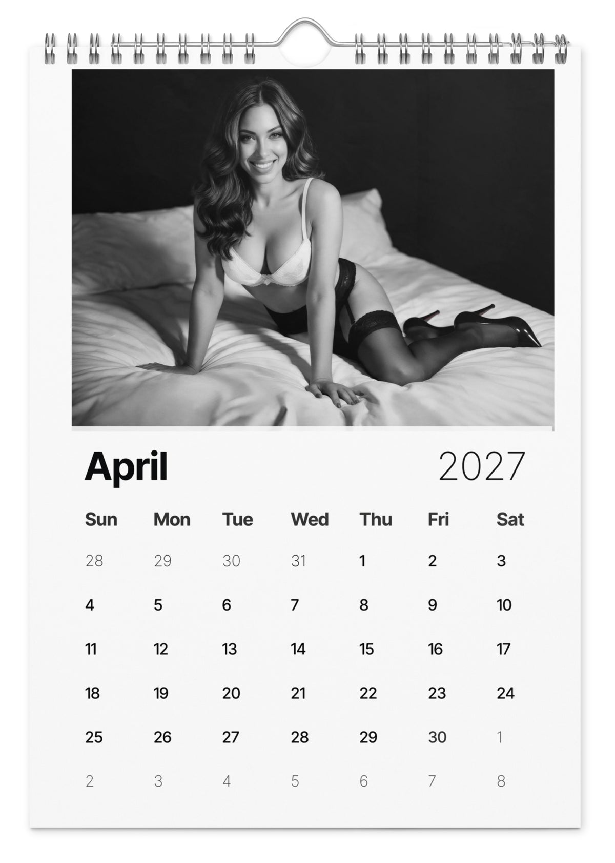 BOUDOIR STYLE CALENDAR 2027 - Just Like A Pinup