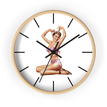 Personalized Wall Clock - Just Like A Pinup